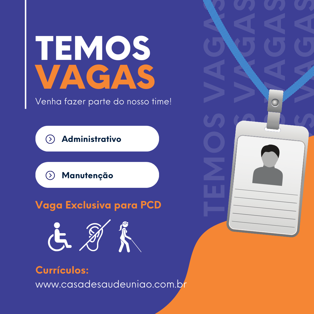 Vagas de Emprego - PCD´S